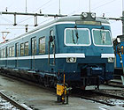 X420 047 am 20.01.2003 nach getaner Arbeit am ersten Einsatztag im Bw Älvsjö.  Foto: Johan Hellström [hier klicken zur Vergrößerung]